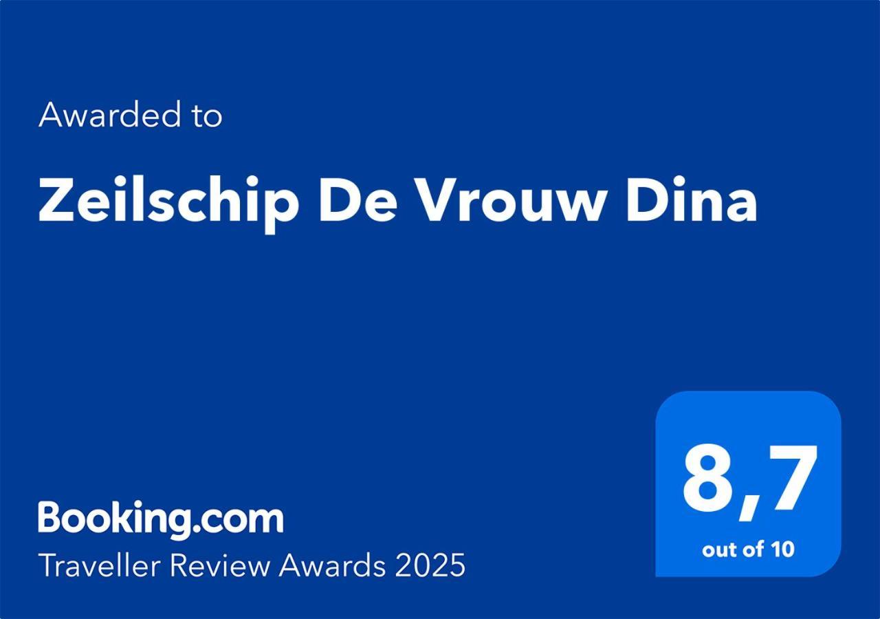 Zeilschip De Vrouw Dina Leiden Exterior foto